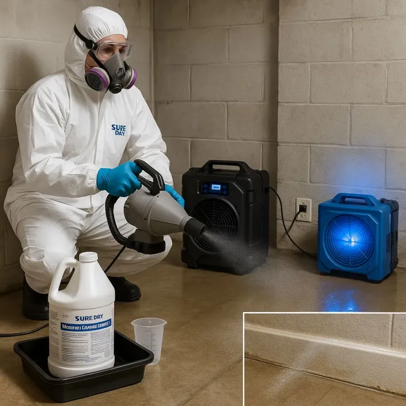 Sanitization and Odor Removal process in Nibley, UT